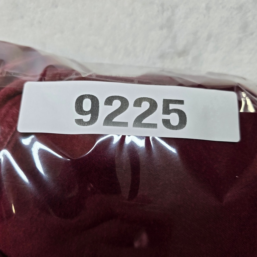 Cabela's Flannel Shirt Mens Medium Burgundy‎ Red Button Long Sleeve Cotton WORK - Picture 11 of 11